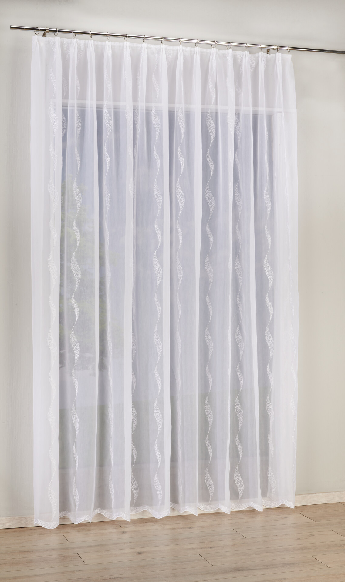 POCOline Fertigstore Sally weiß B/L: ca. 300x245 cm