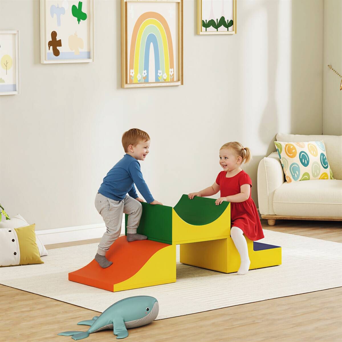 AIYAPLAY Schaumstoffbausteine B/H/L: ca. 45,7x20,3x141 cm