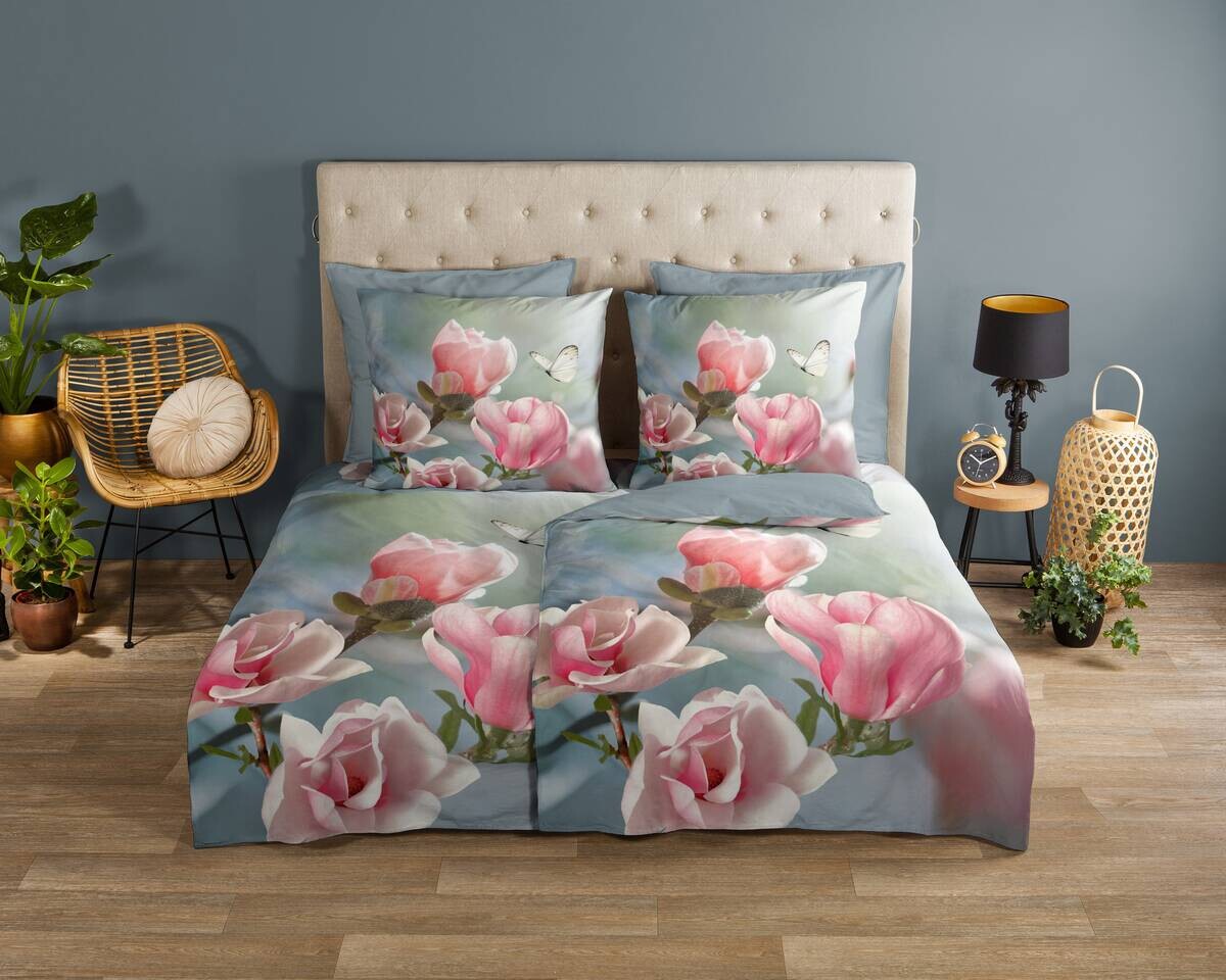 Baumwoll Bettwäsche Close Multi Baumwolle B/L: ca. 155x220 cm