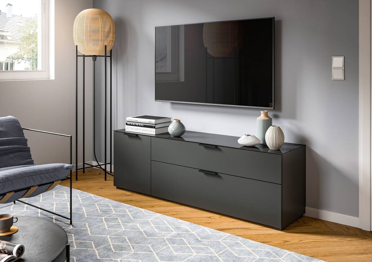 Kommode Ray anthrazit B/H/T: ca. 160x51x40 cm