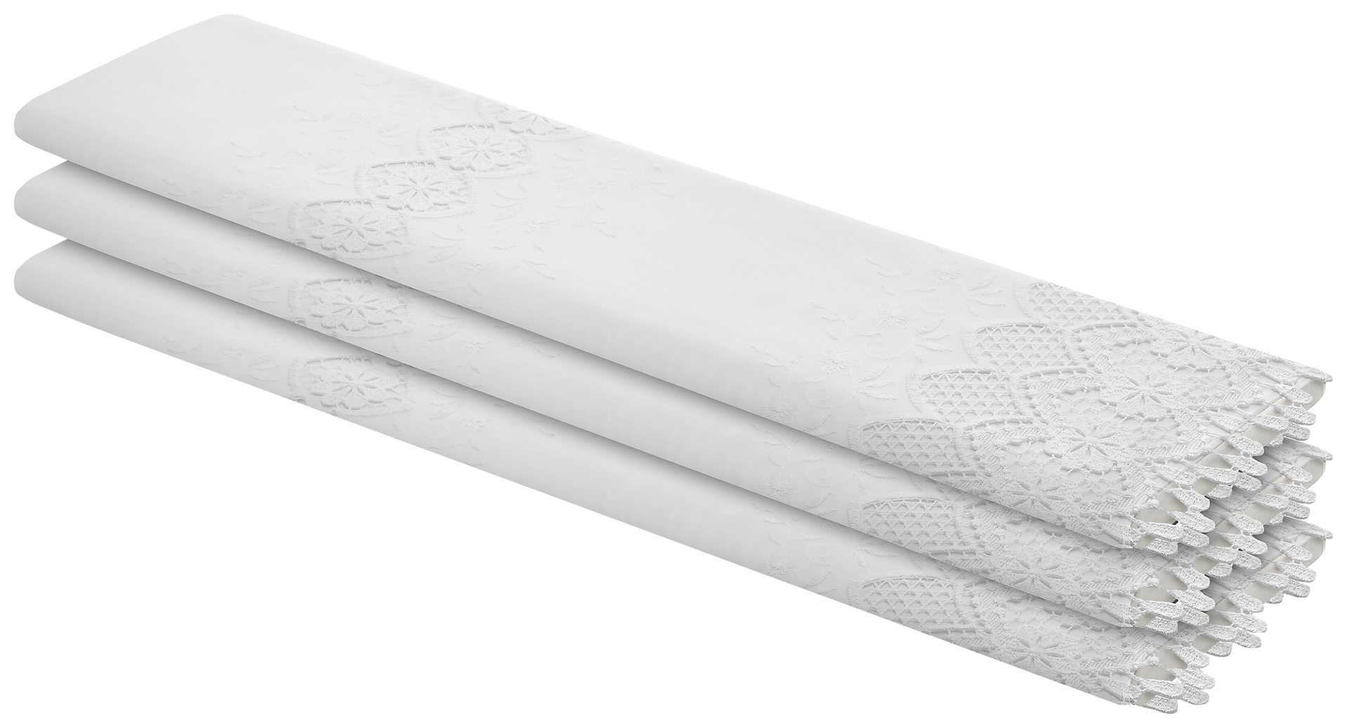 Store-Meterware Elisa weiß H: ca. 145 cm