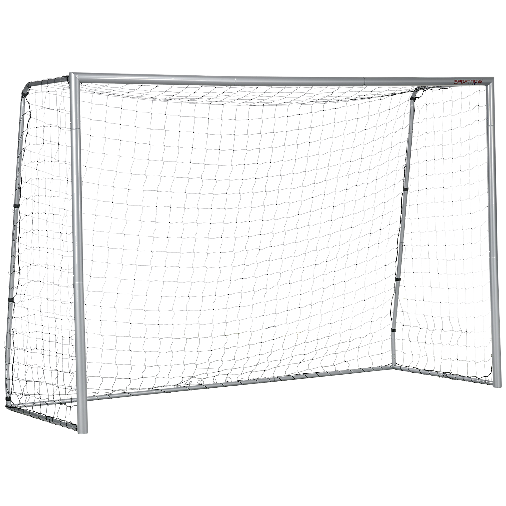 SPORTNOW Fußballtor grau Polyethylen B/H/L: ca. 120x200x300 cm