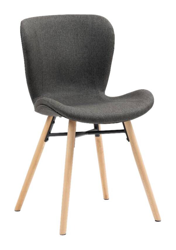 Stuhl Florenz anthrazit Microfaser B/H/T: ca. 47x80x52 cm