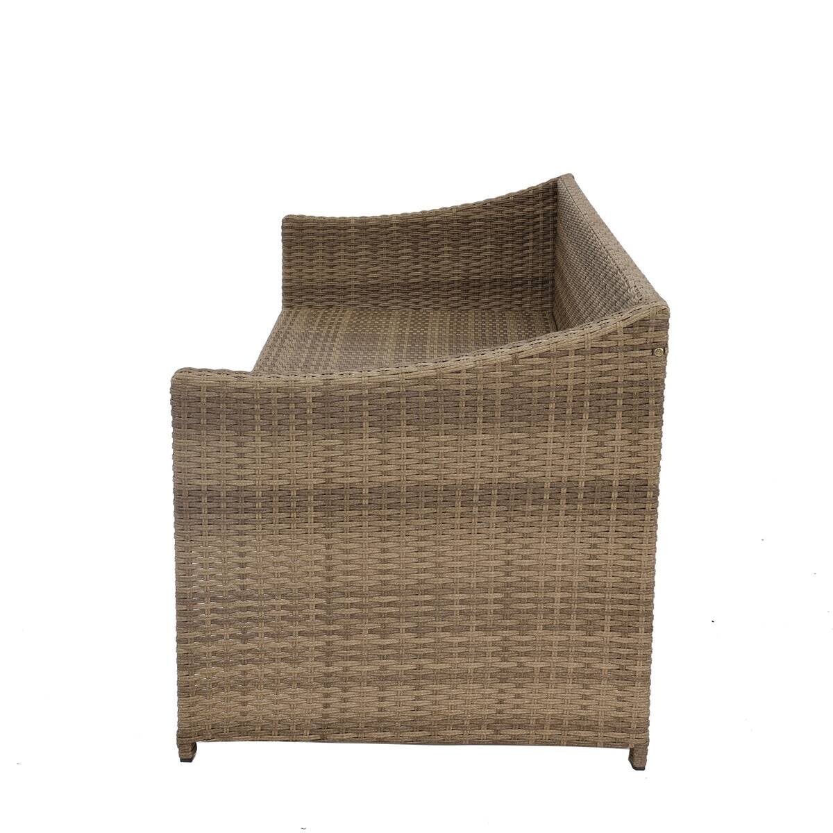 POCOline Gartensitzgruppe Anna braun Stahl