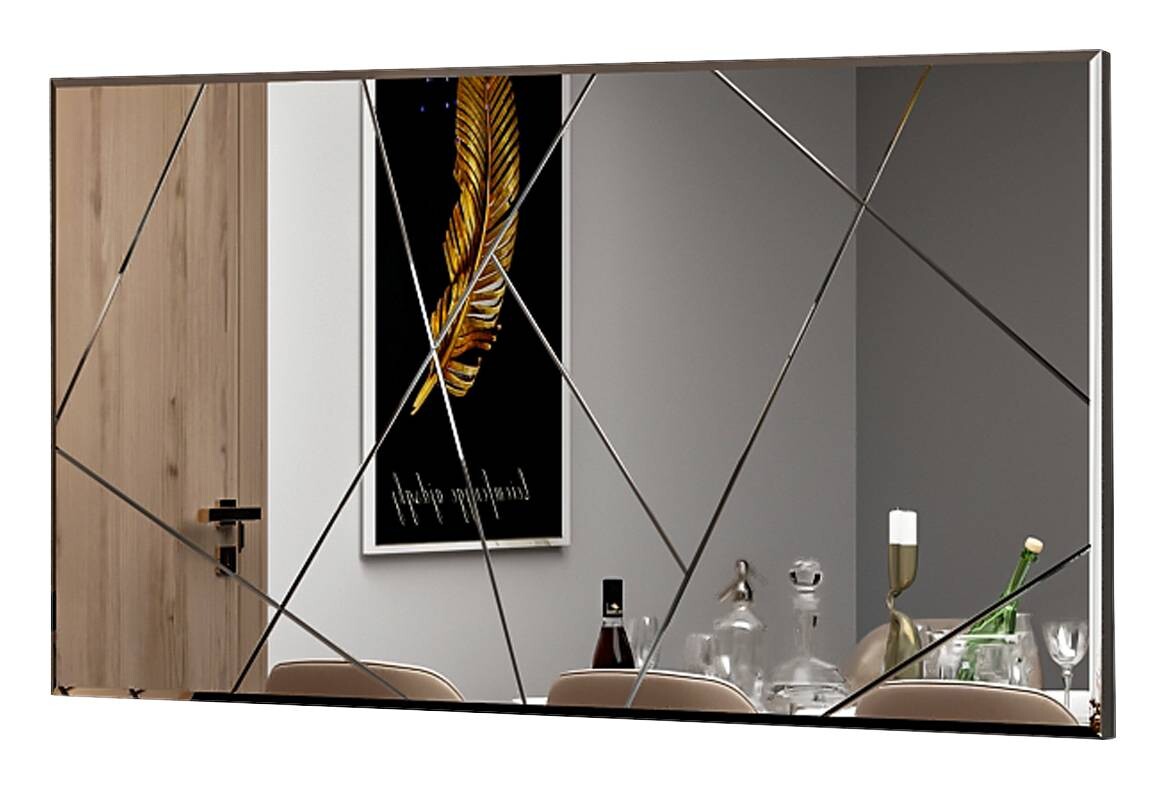 moebel17 Wandspiegel Eilish transparent Glas B/H/T: ca. 120x60x2,2 cm