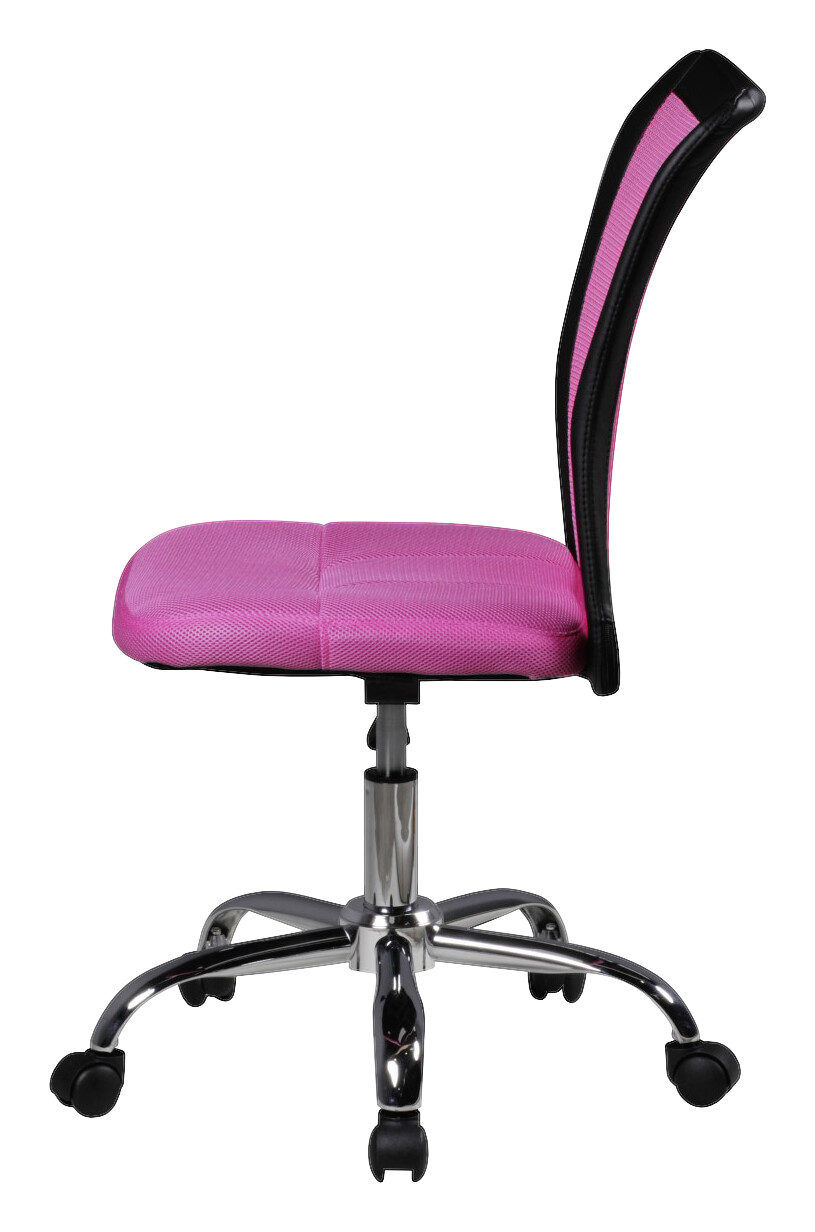 Drehstuhl pink Stoff