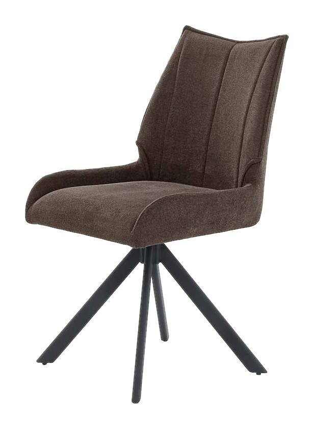 Stuhl braun Webstoff B/H/T: ca. 51x91x59 cm Stuhl braun Webstoff B/H/T: ca. 51x91x59 cm