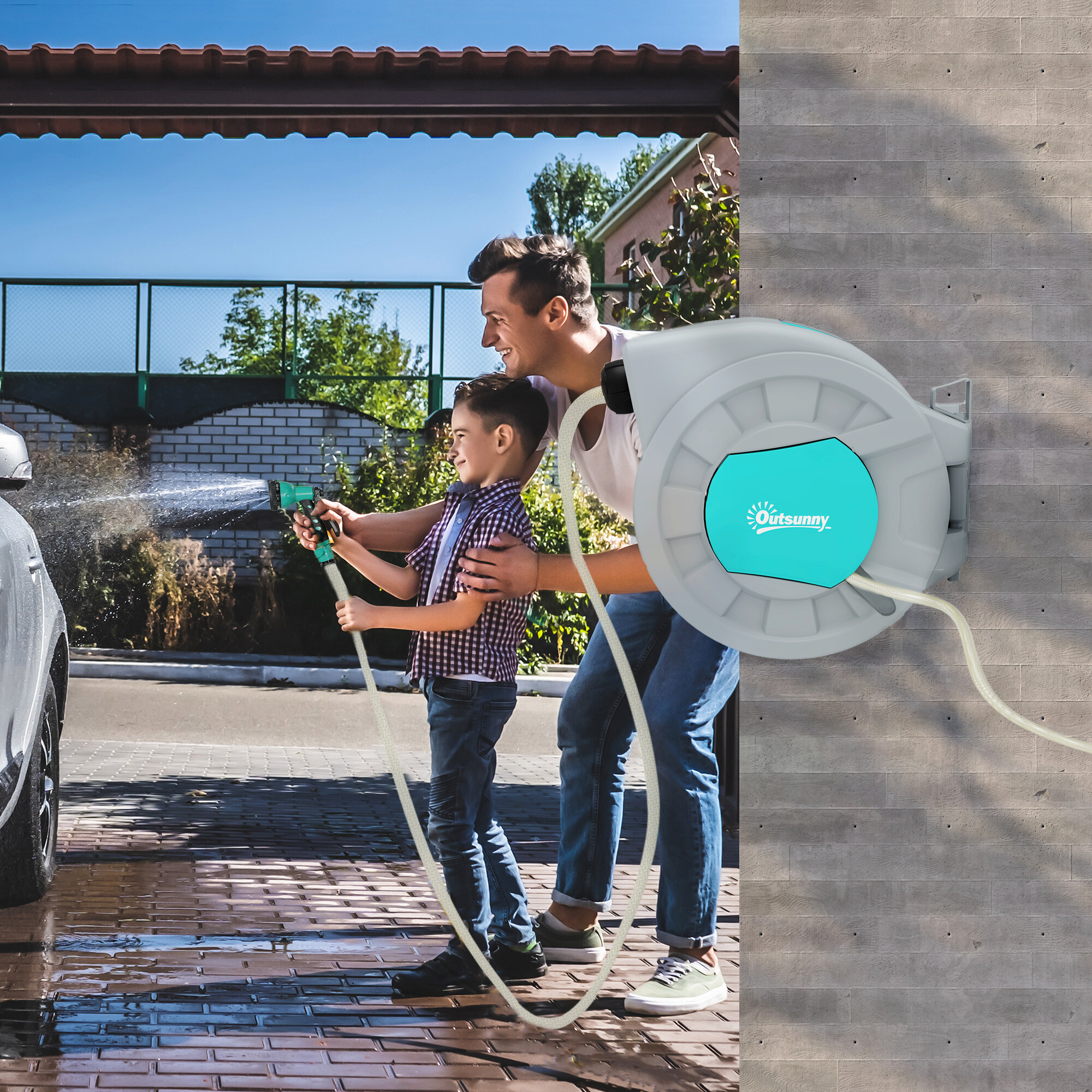 Outsunny Schlauchtrommel