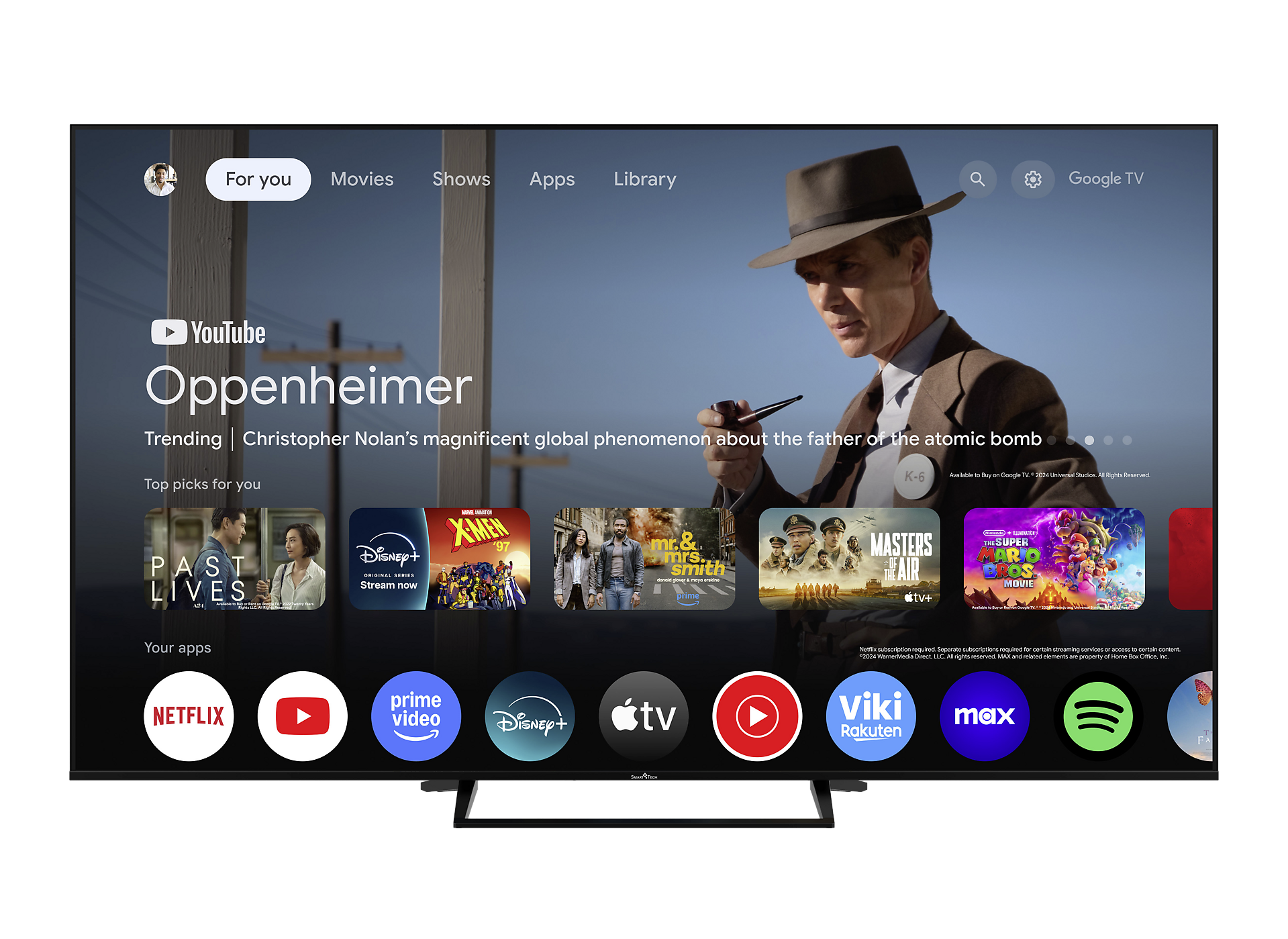 Smart-Tech QLED-Fernseher 50QG06K