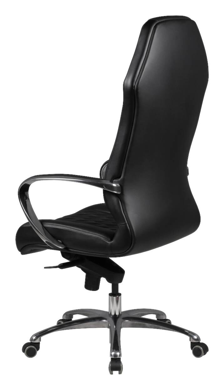 Drehstuhl schwarz Leder