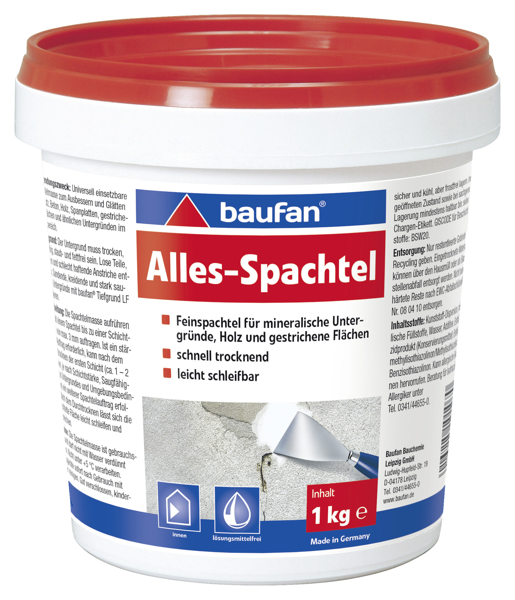 Allesspachtel ca. 1 kg