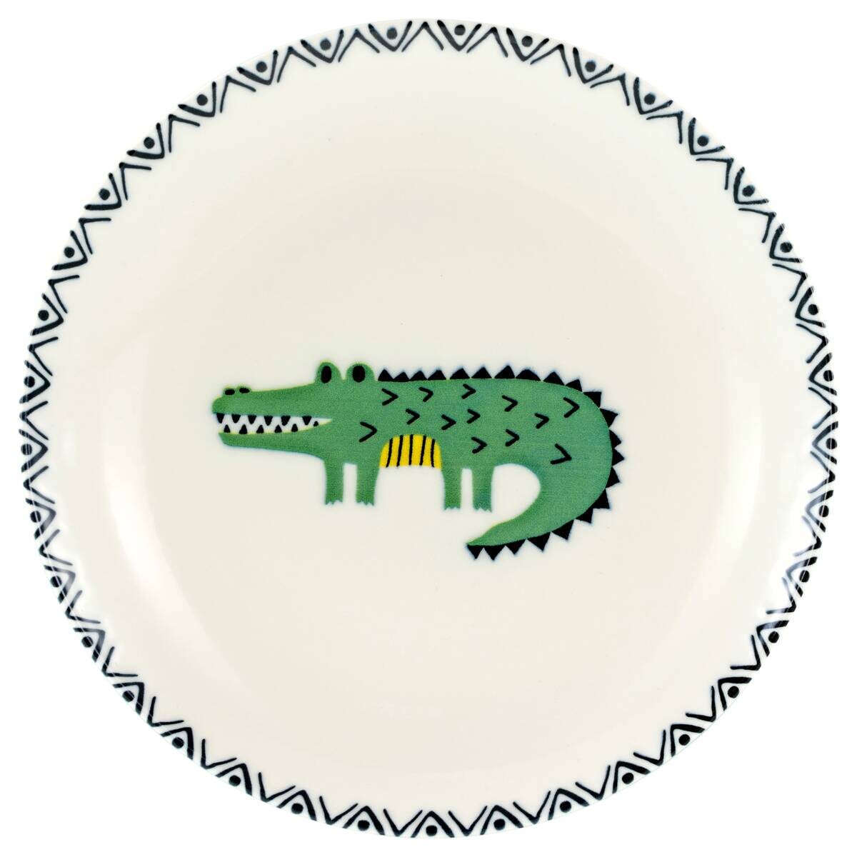 CreaTable Tellerset Safari mehrfarbig Steinzeug D: ca. 21 cm