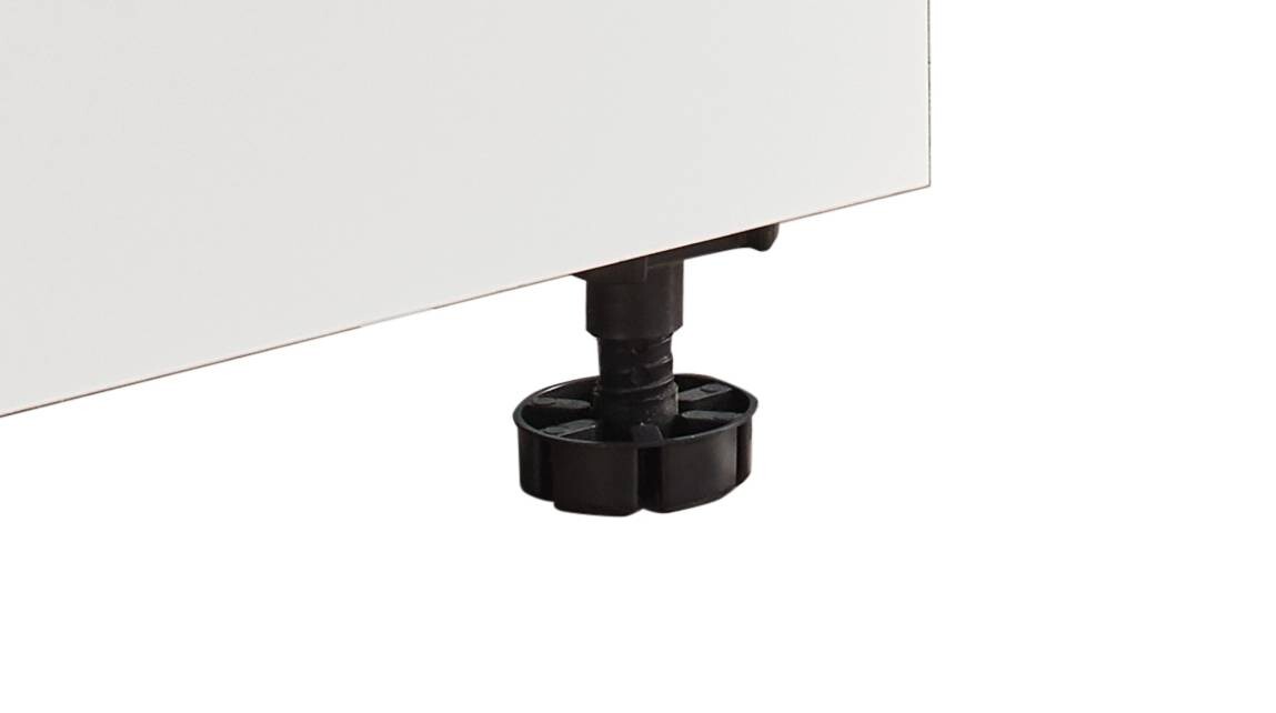 Respekta Wäscheschrank Clara weiß matt B/H/T: ca. 50x200x67,6 cm