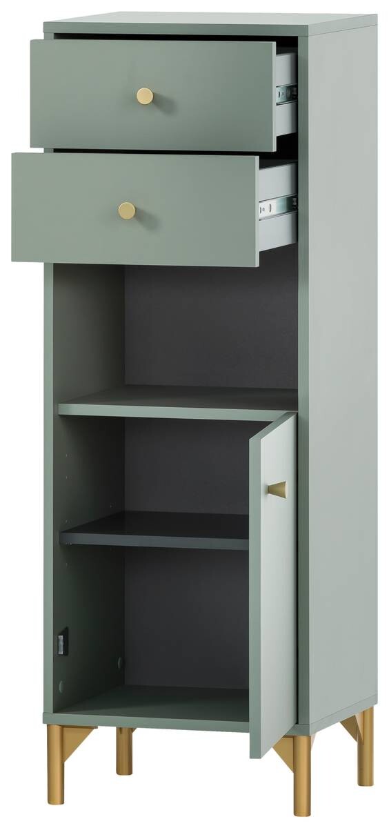Midischrank Ando Pistazie B/H/T: ca. 40,3x114,4x33,05 cm