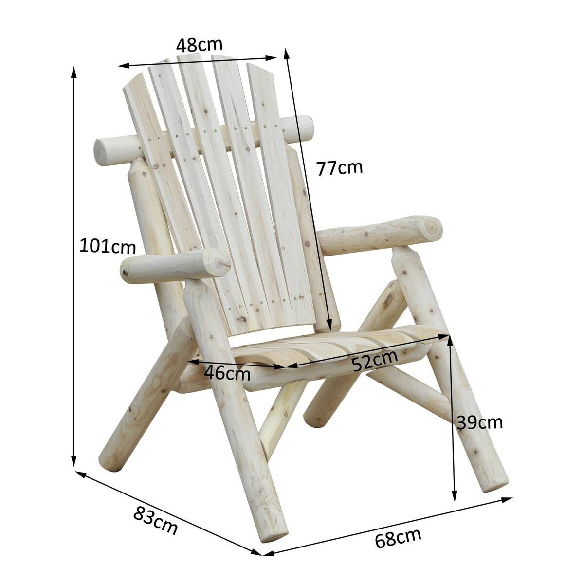 Outsunny Gartenstuhl