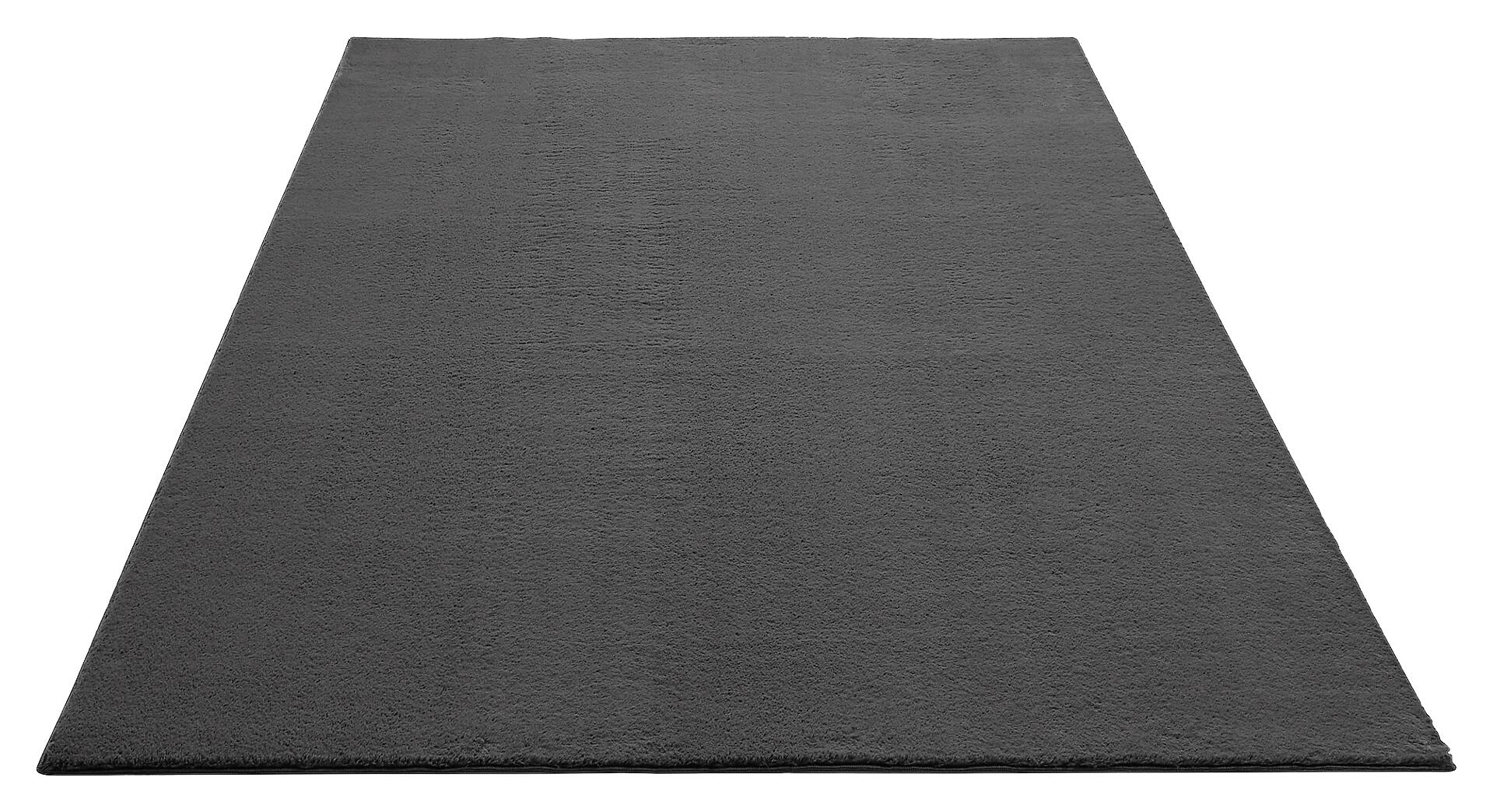 Teppich Cozy anthrazit B/H/L: ca. 80x12x300 cm