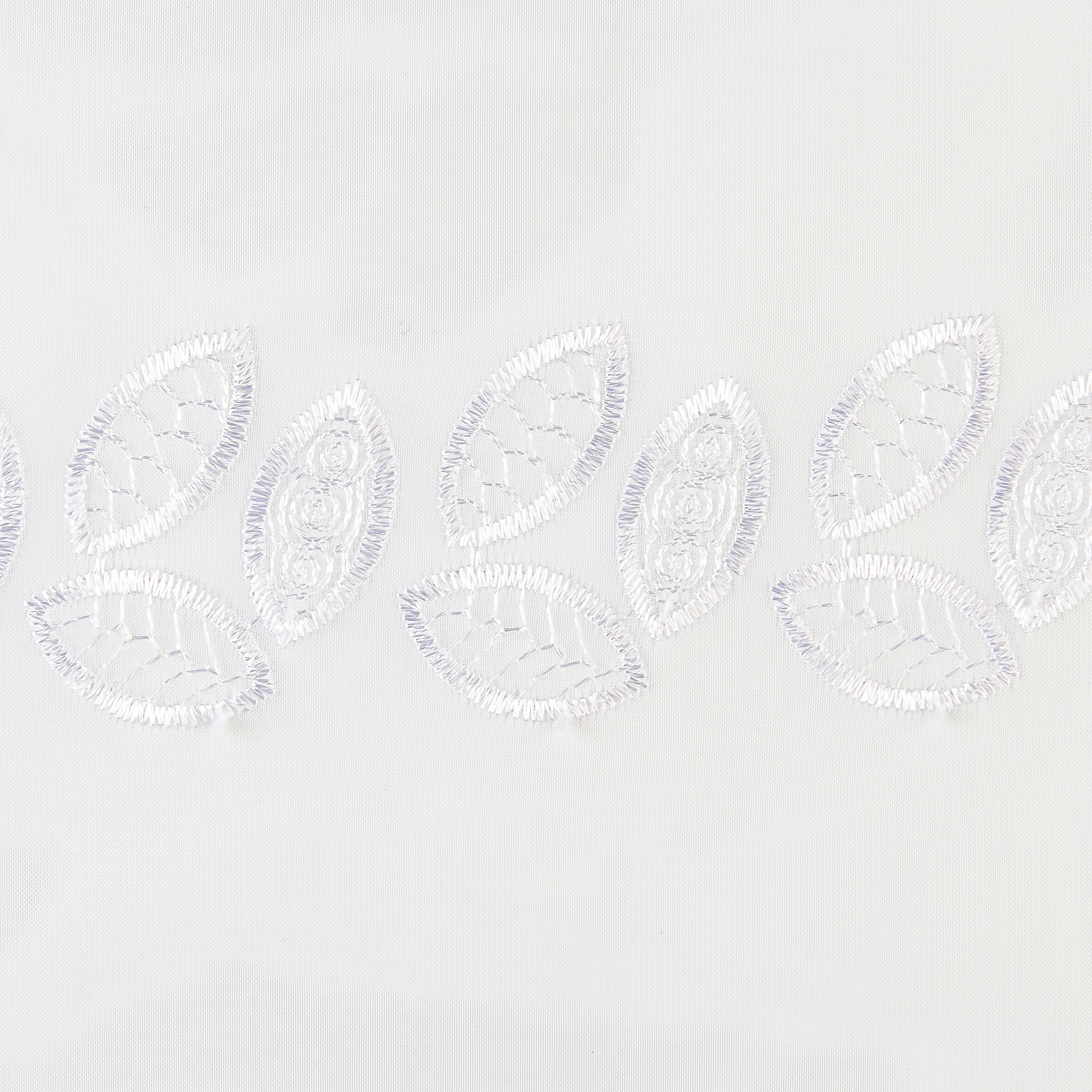 POCOline Scheibengardine Firly weiß B/L: ca. 140x75 cm