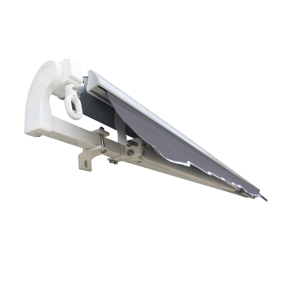 Outsunny Gelenkarmmarkise grau B/L: ca. 400x300 cm