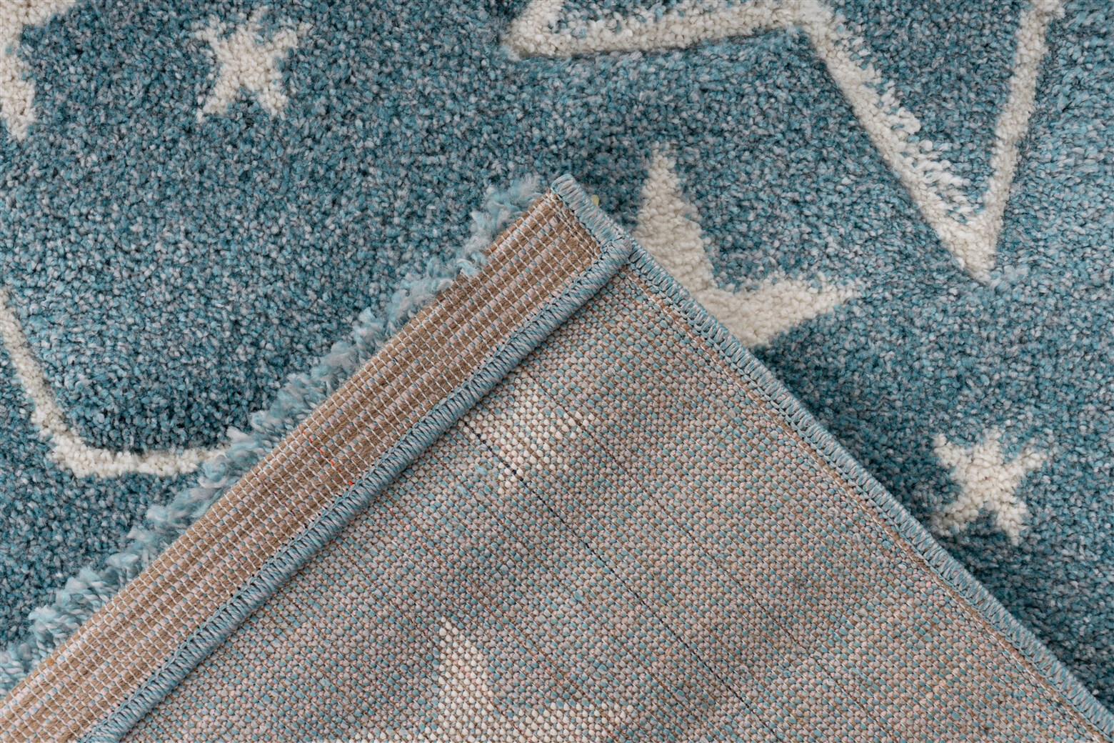 Kayoom Kurzflorteppich Australia - Tamworth blau B/H/L: ca. 80x1,6x150 cm