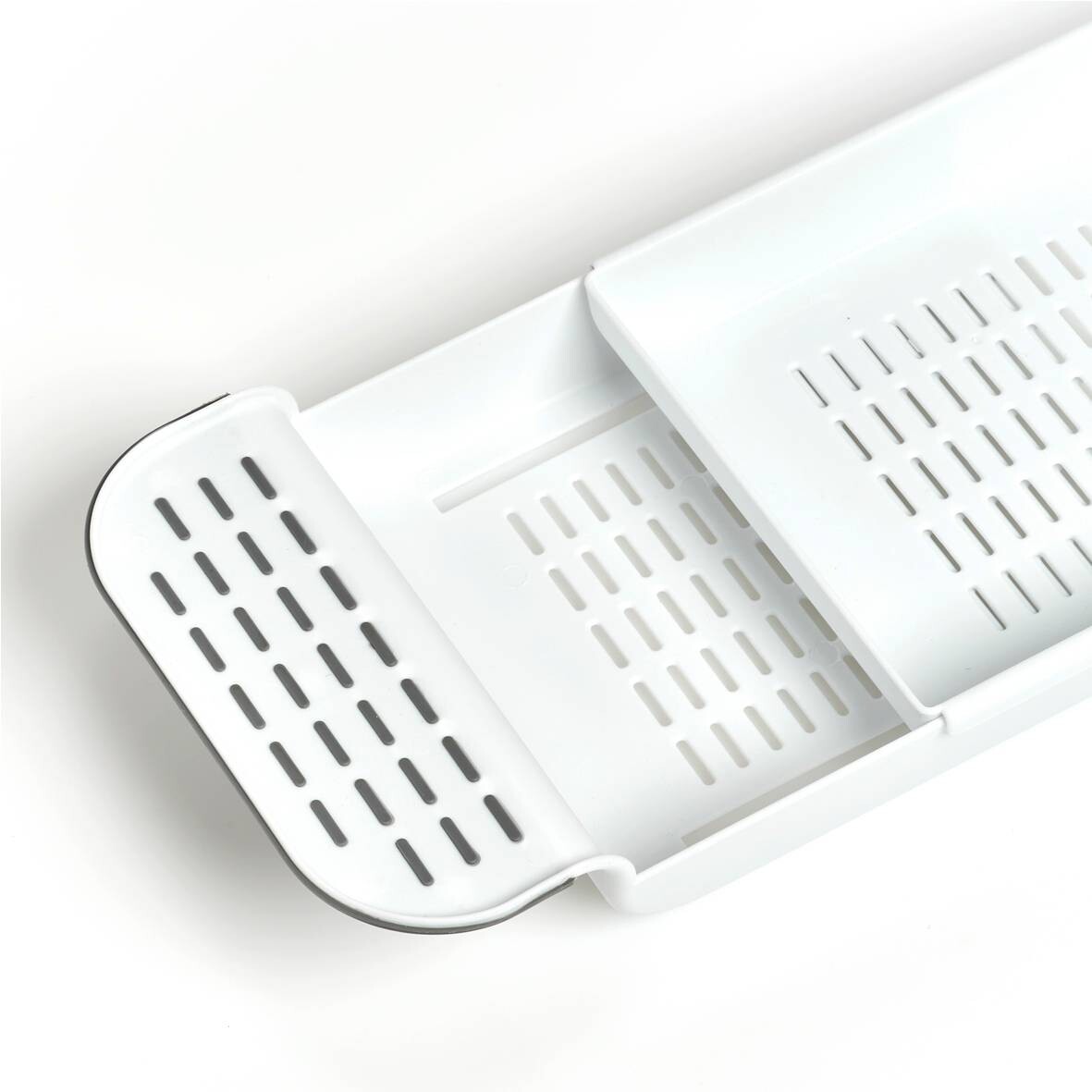 Zeller Badewannenablage weiß Kunststoff B/H/L: ca. 17,3x6,5x55 cm