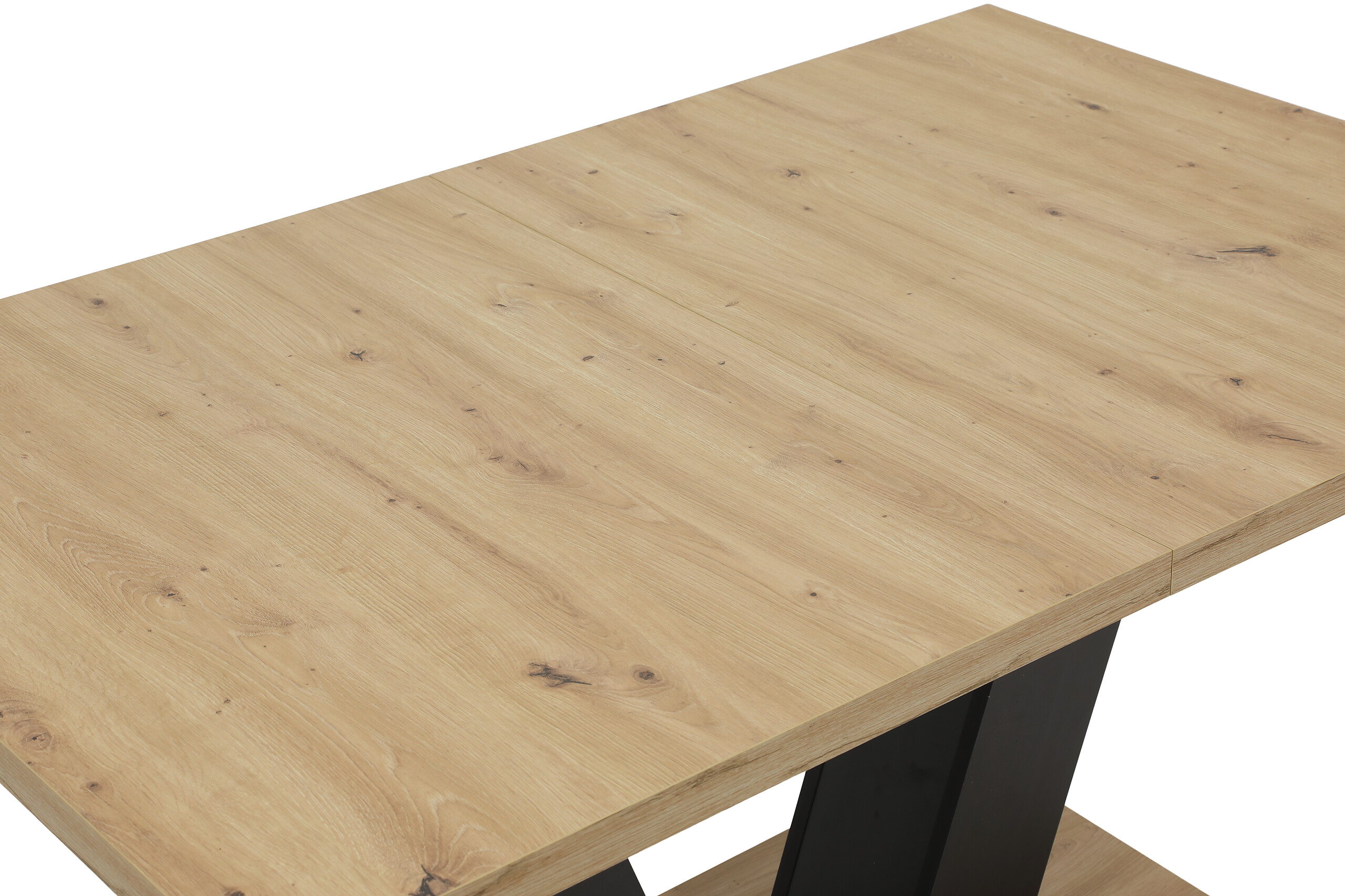 Esstisch Hamm schwarz Artisan Oak Nachbildung schwarz B/T: ca. 140x90 cm