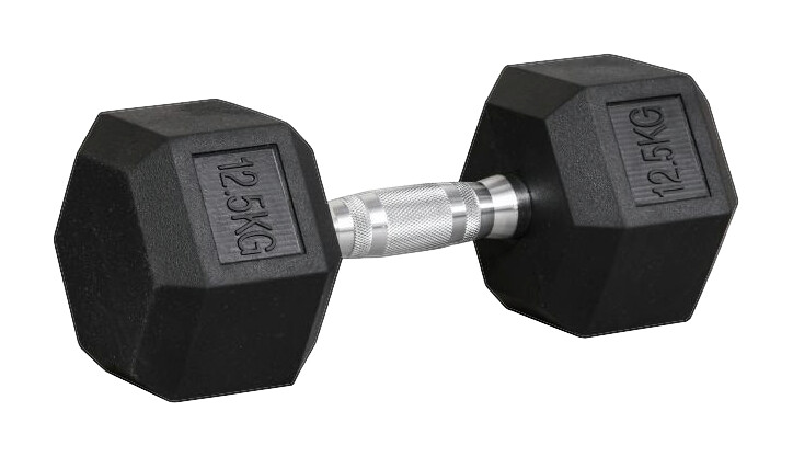 HOMCOM Hantel Gewichtstraining silber Metall B/H/L: ca. 32,6x9,9x14,8 cm