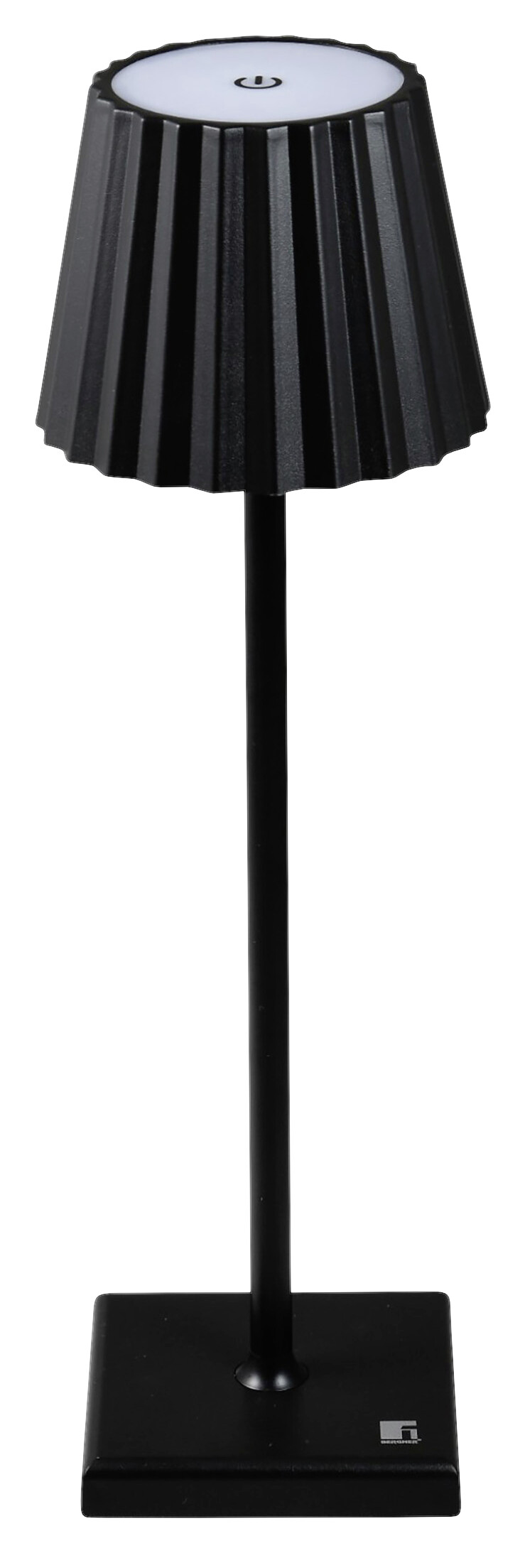BERGNER LED-Tischleuchte Charcoal schwarz B/H: ca. 11,6x38 cm