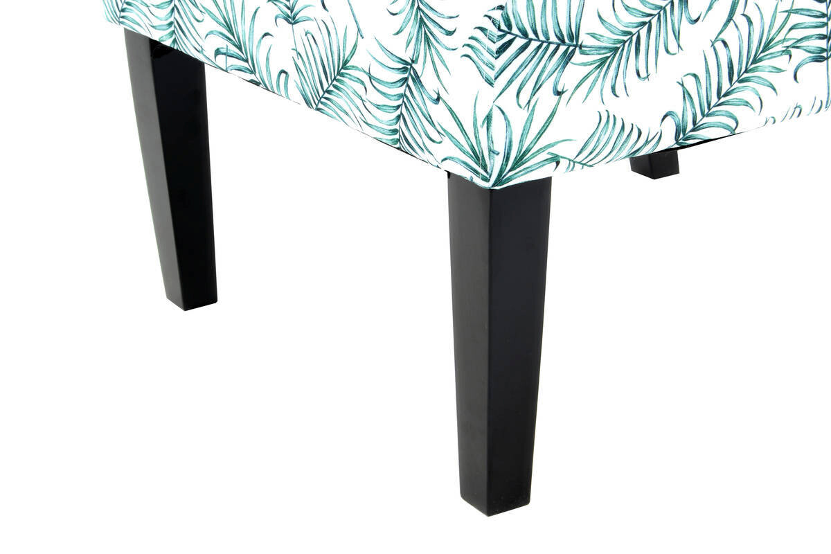 Stuhl Indira 100 weiß grün Microfaser Microfaser B/H/T: ca. 55x92x77 cm