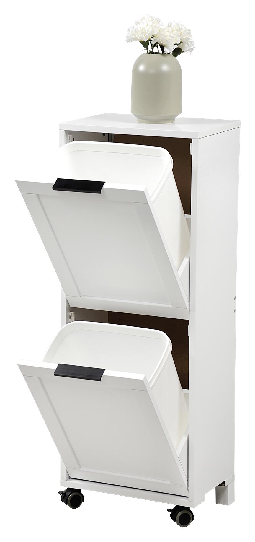 Kesper Universalschrank weiß Spanplatte B/H/T: ca. 35x89x23 cm Kesper Universalschrank weiß Spanplatte B/H/T: ca. 35x89x23 cm