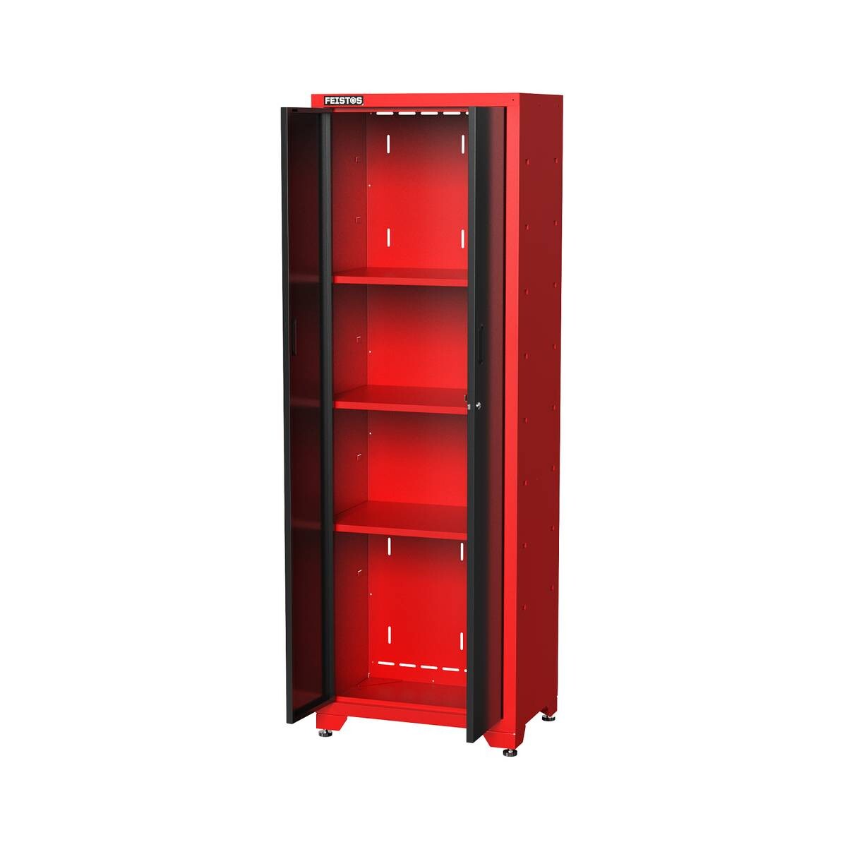 Werkstatteinrichtung Juno rot B/H/T: ca. 66x198x46 cm