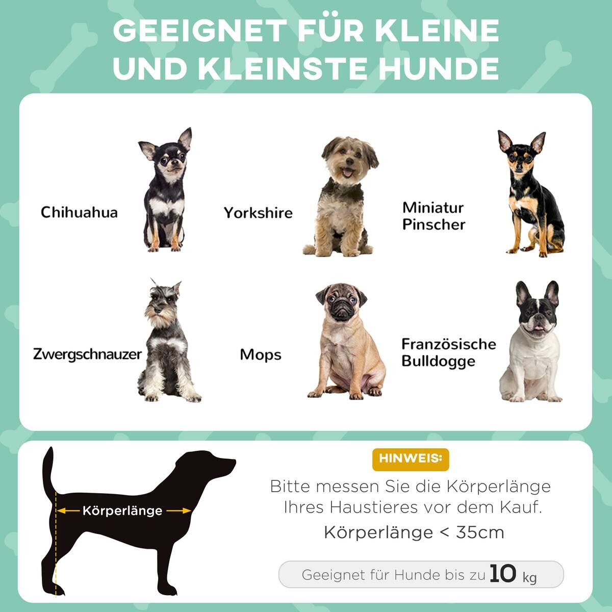 PawHut Erhöhtes Hundebett