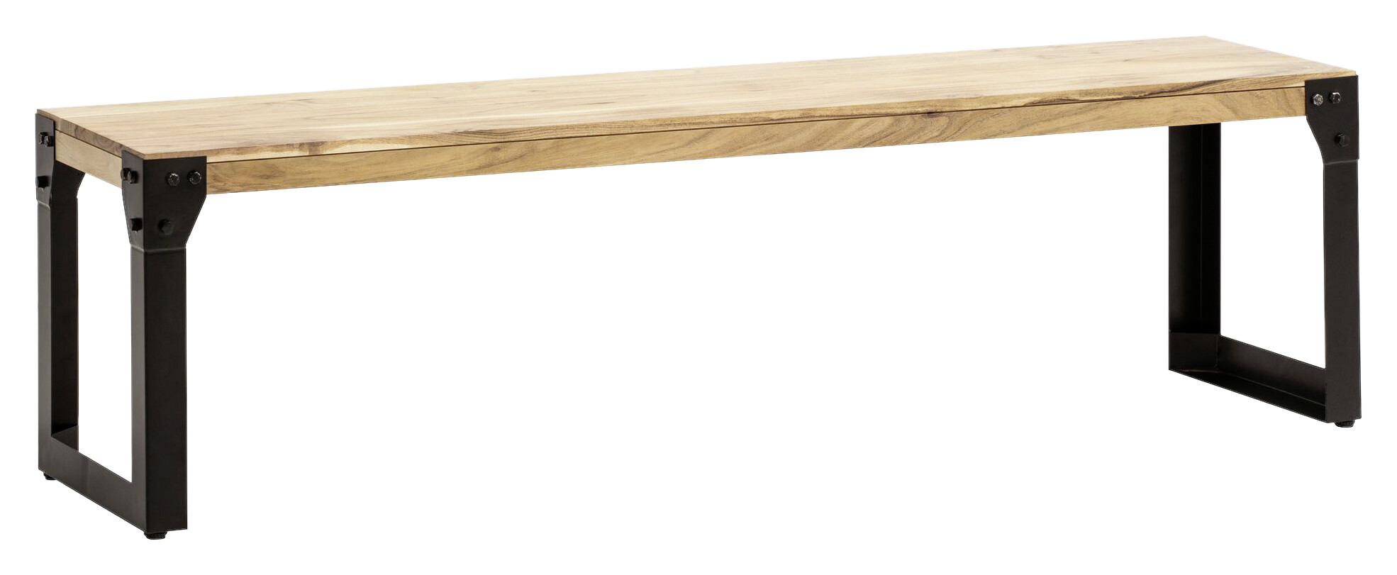 Sitzbank braun B/H/T: ca. 140x45x40 cm