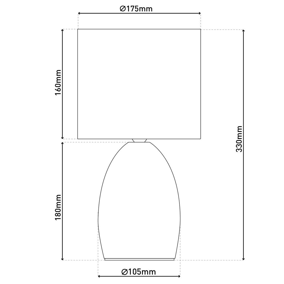 Näve Leuchten Tischleuchte 3189658 gold Metall Textil Kunststoff B/H/T: ca. 17,5x32,5x17,5 cm E14 1 Brennstellen