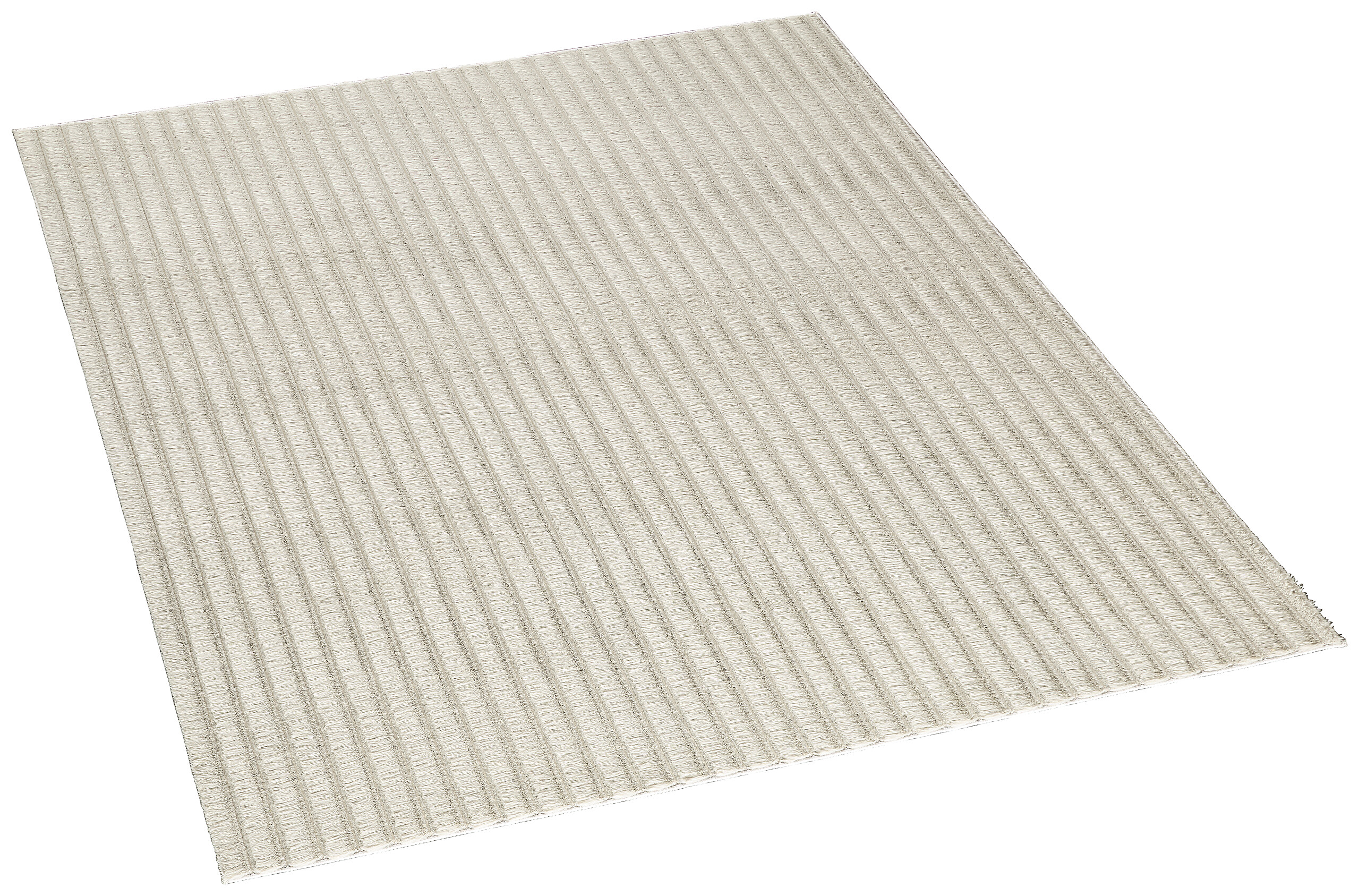 Fellimitat Stripy beige B/L: ca. 200x280 cm
