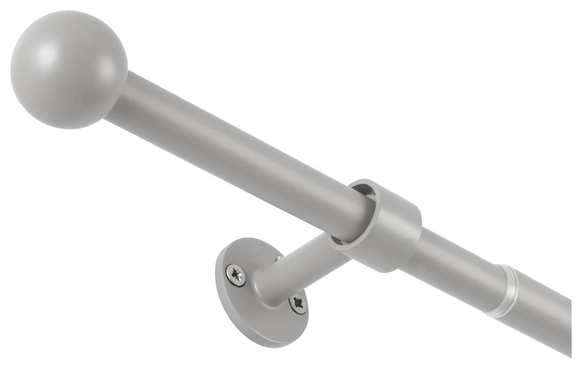 ondeco Stilgarnituren Cool-Gray Metall L: ca. 400 cm ausziehbar von ca. 210 bis 400 cm 1.0 Läufe