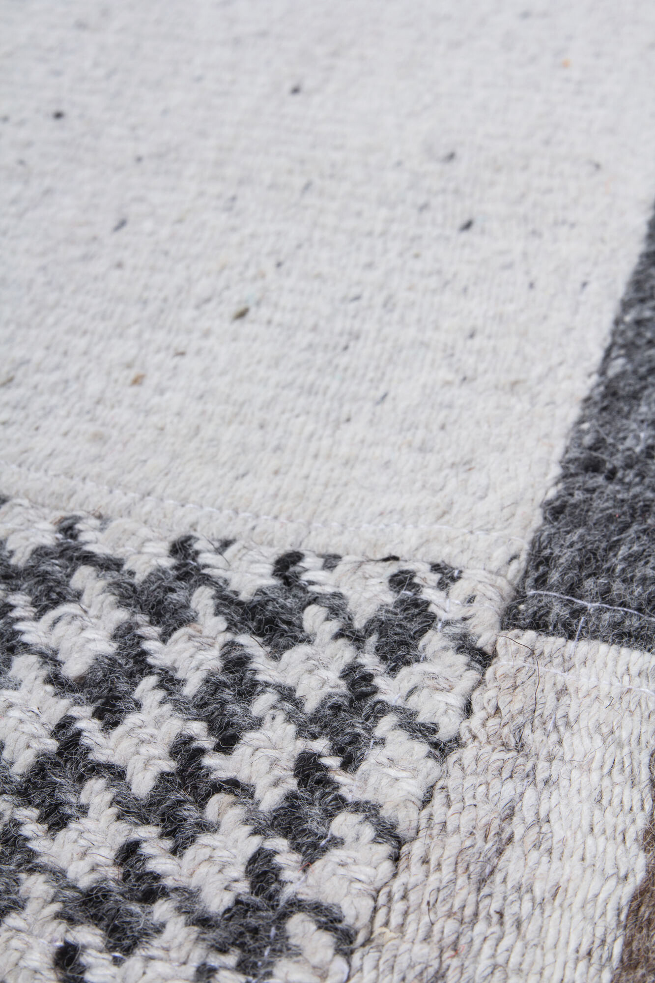 Kayoom Flachgewebeteppich Liana 210 creme B/H/L: ca. 160x1x230 cm