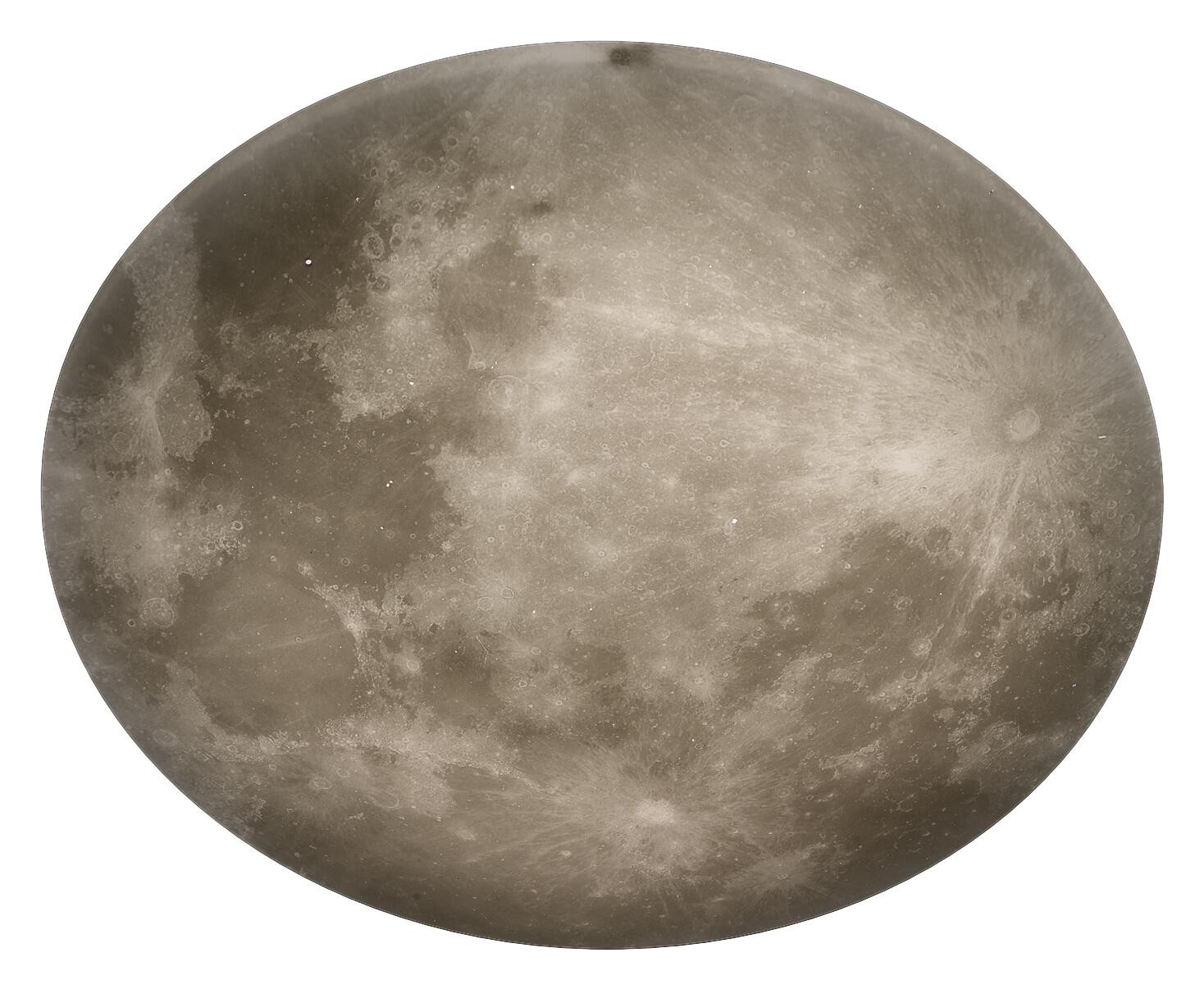 TRIO Deckenleuchte Lunar weiß Acryl H/D: ca. 12x60 cm