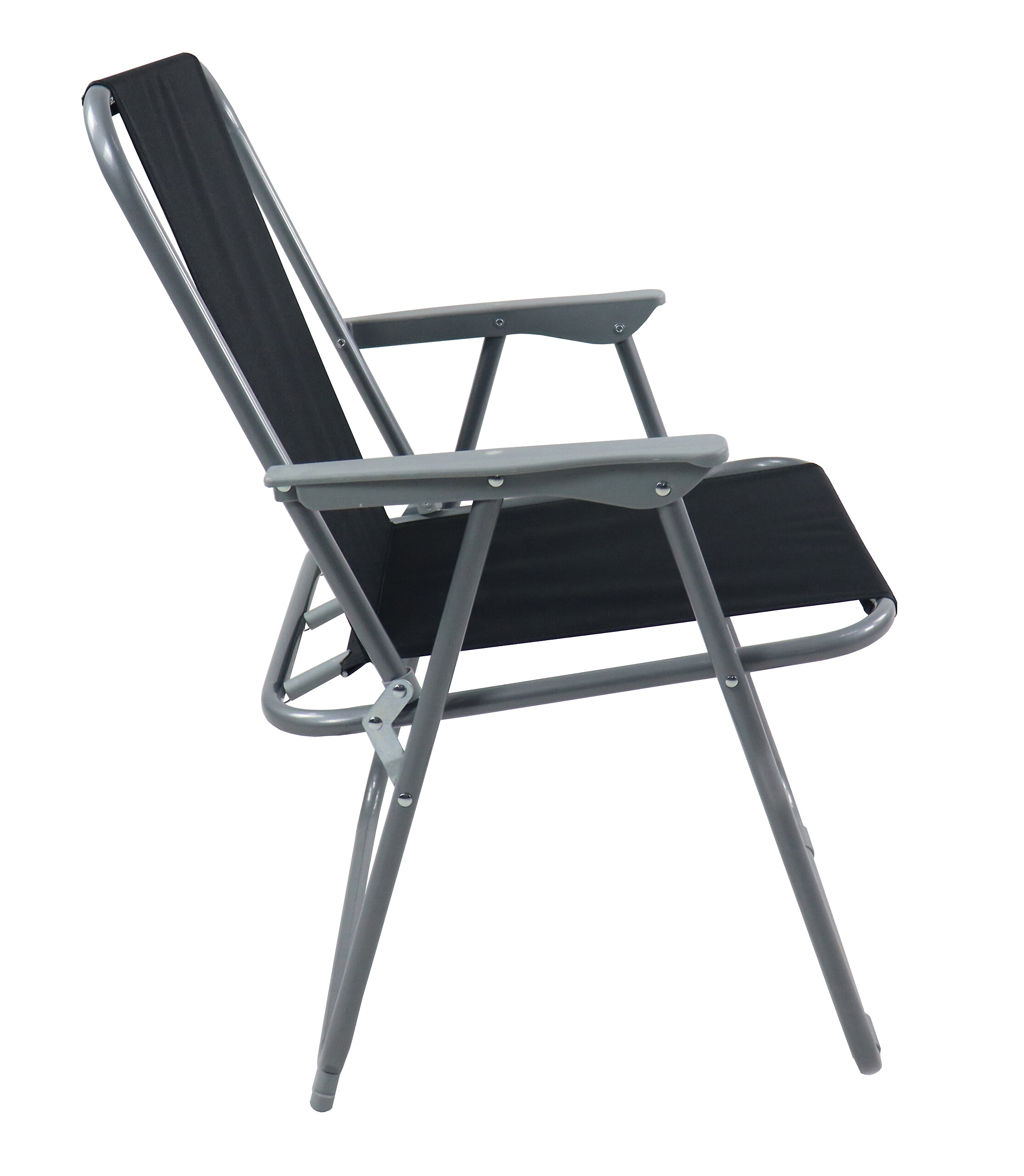 VCM Gartensitzgruppe Maxola schwarz Textilene B/H/L: ca. 75x74x75 cm