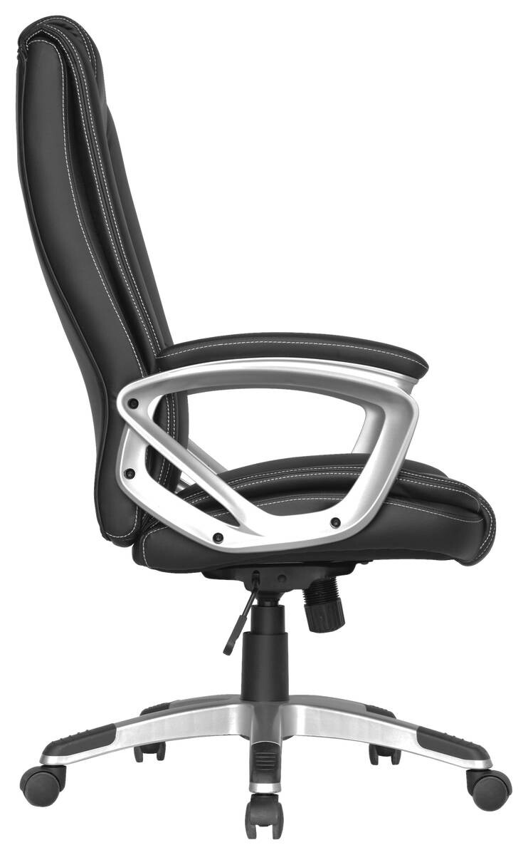 XXL-Chefsessel DEREK-XXL schwarz schwarz Kunstleder Kunststoff