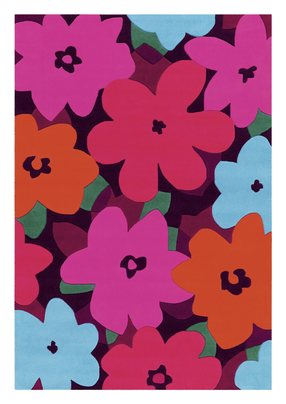 Arte Espina Kurzflorteppich Sam 4135 pink B/L: ca. 140x200 cm