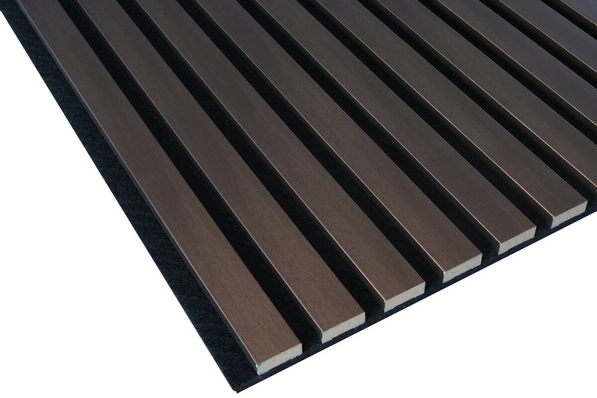 Akustikpaneel bronze L/B/H: ca. 1,9x56,1x240 cm pro Stück