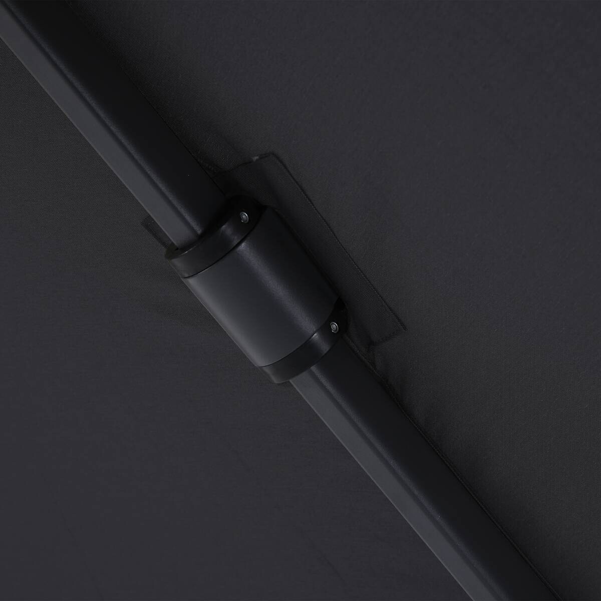 AXI Outdoor Living Ampelschirm Milad anthrazit Metall B/H/L: ca. 200x250x300 cm