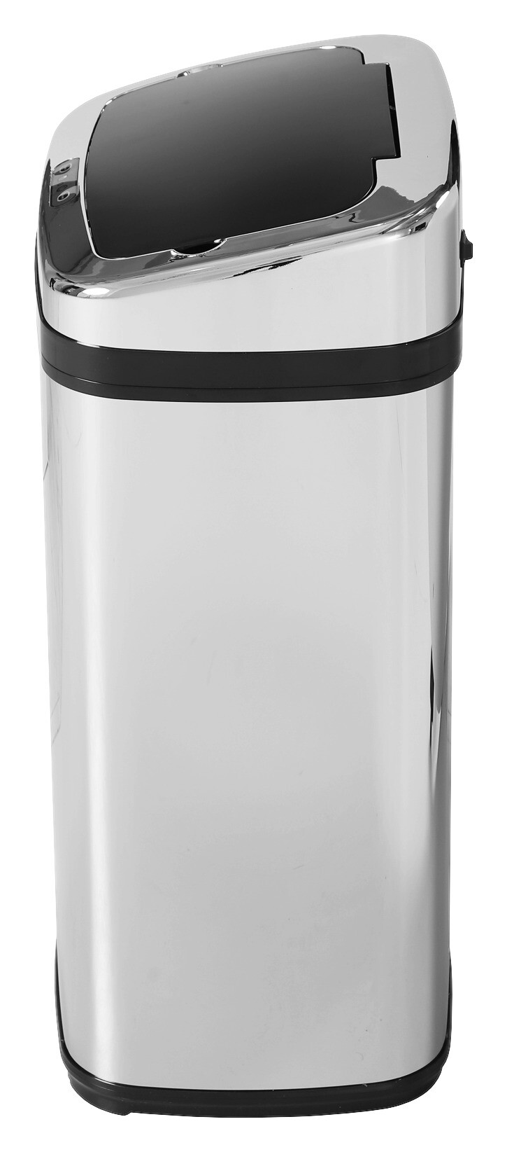 HOMCOM Mülleimer silber B/H/L: ca. 25x58x33 cm