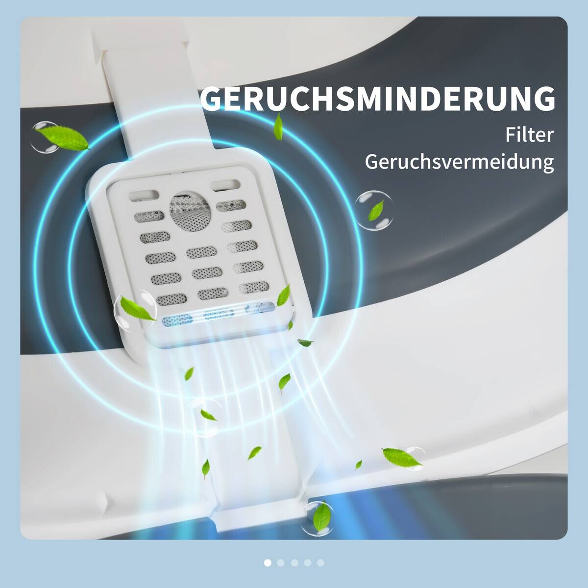 PawHut Katzen-Zubehör grau Edelstahl B/H/L: ca. 41x52x38 cm