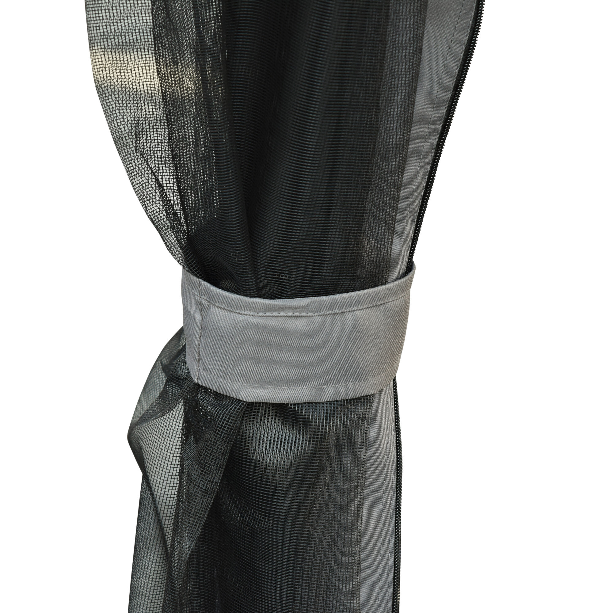 Outsunny Hollywoodschaukel grau Stahl B/H/L: ca. 172x248x256 cm