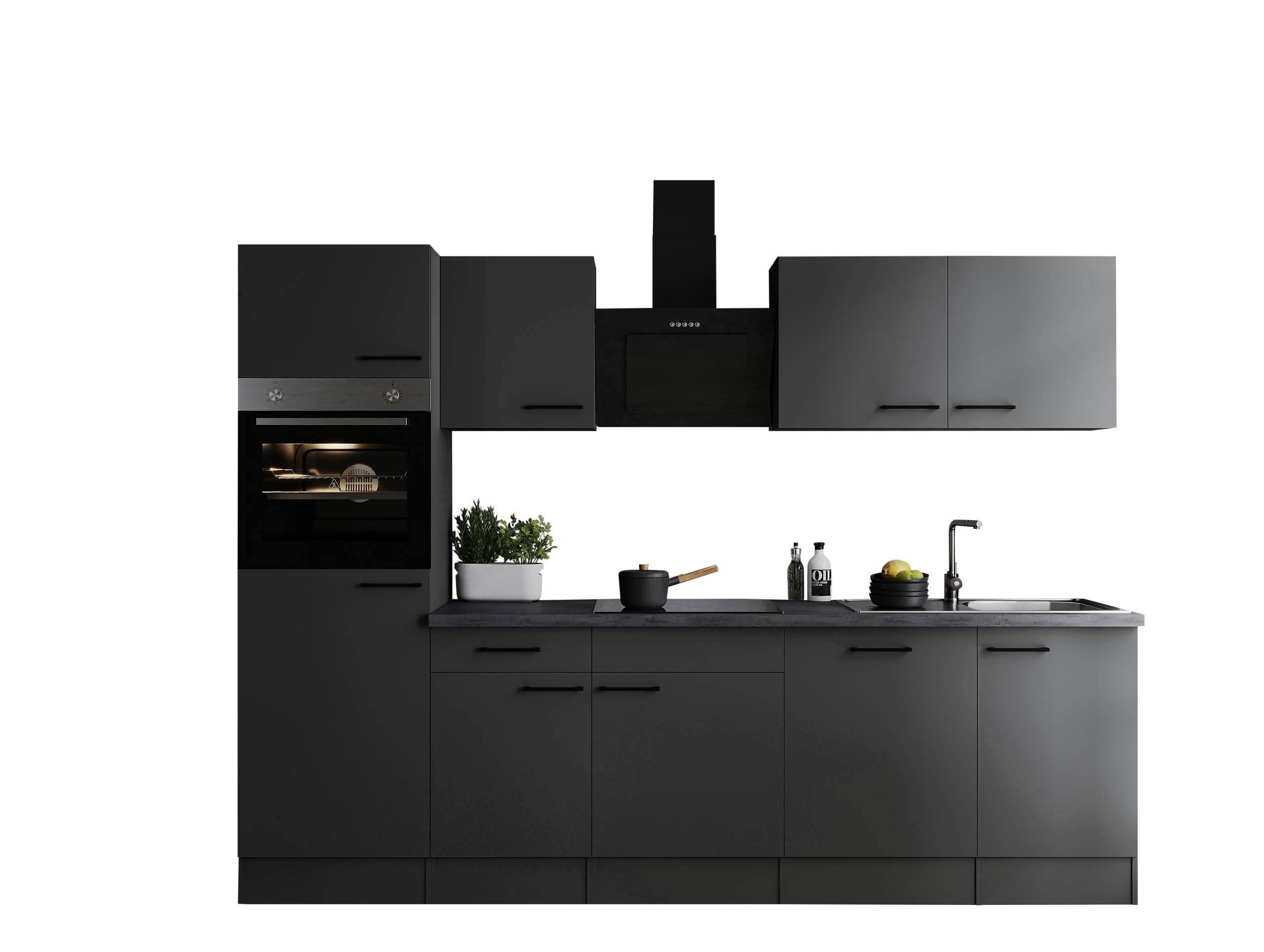 Küchenblock Oliver B/H/T: ca. 280x205x60 cm