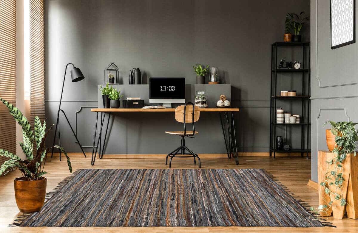 Kayoom Kurzflorteppich Sonipat 110 braun B/L: ca. 120x180 cm