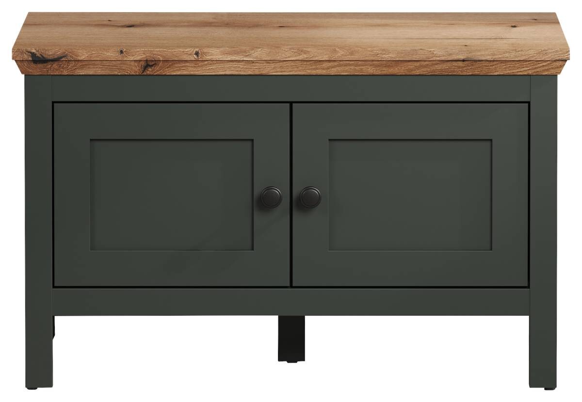 Sitzbank Stanton tannengrün Eiche Evoke Coast Nachbildung B/H/T: ca. 77x48x39 cm