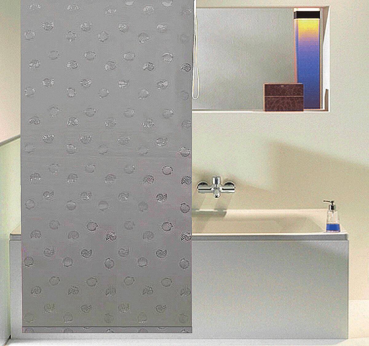 Acus Duschrollo Hawaii anthrazit Kunststoff B/L: ca. 140x240 cm