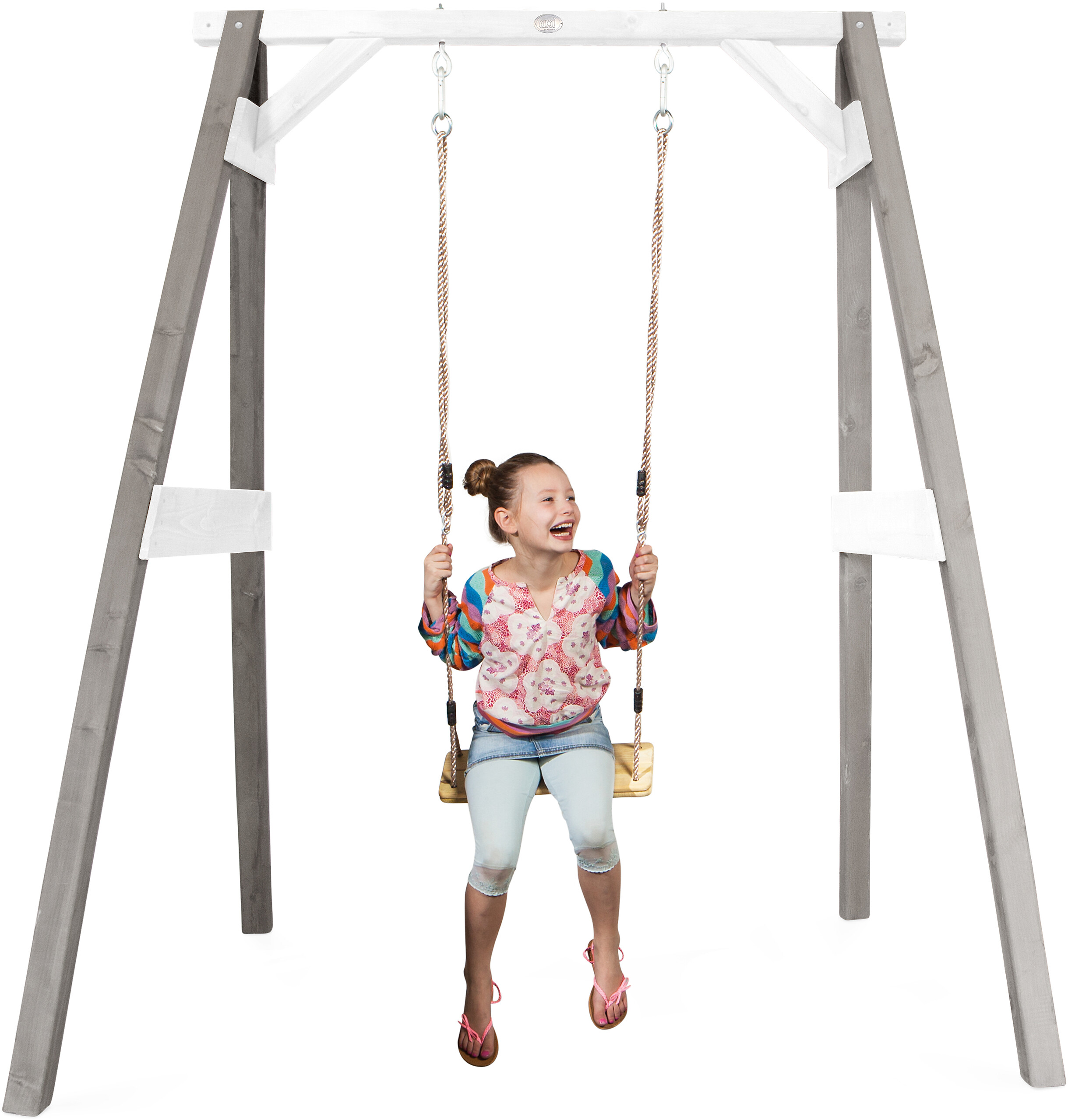 AXI Einzelschaukel grau B/H/L: ca. 181x207x160 cm